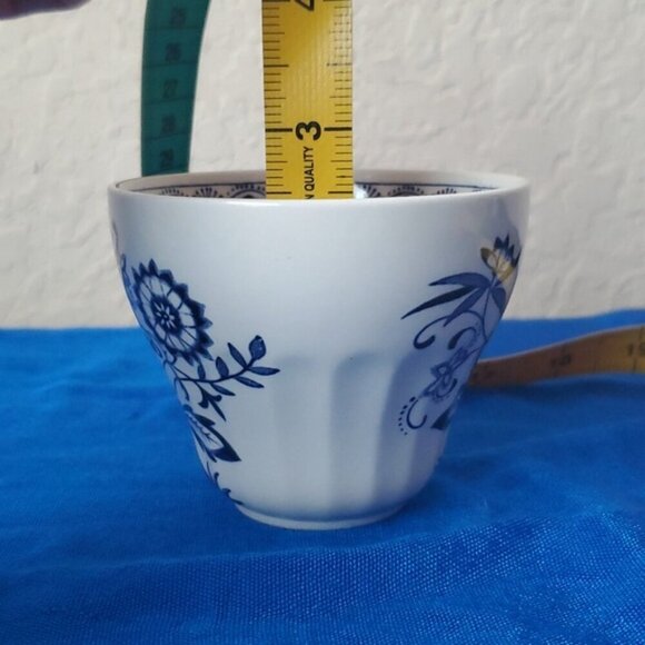 VTG J & G Meakin Classic Blue Nordic Onion Tea Cup - Picture 8 of 8